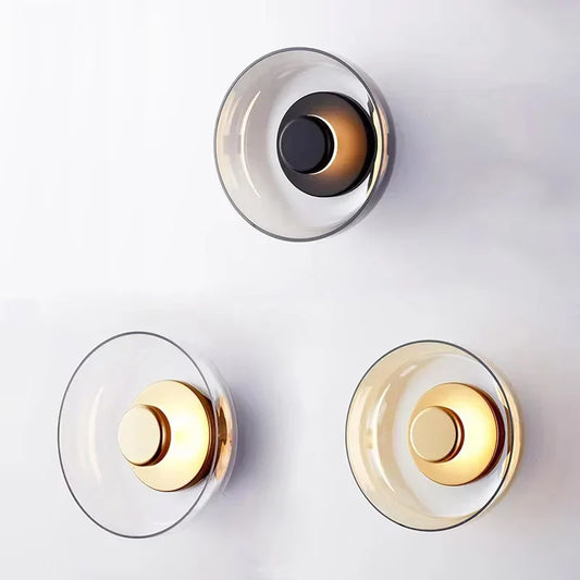 Svala – Lampada da Parete LED in Vetro Moderna