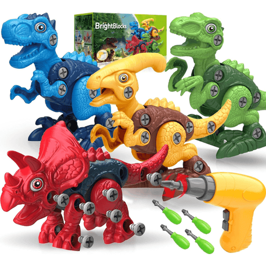 Brightblocks  - Dinosaur STEM  Building Toy Set